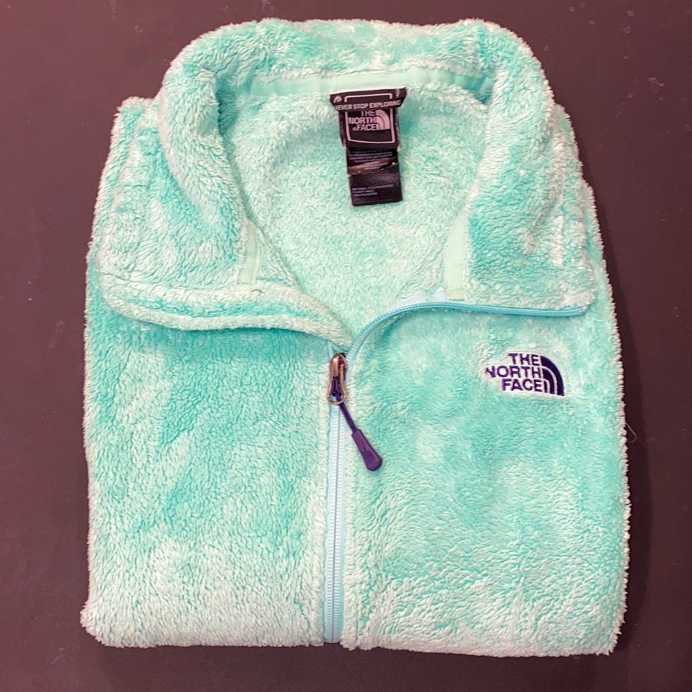 Women’s North Face fuzzy fleece size XL